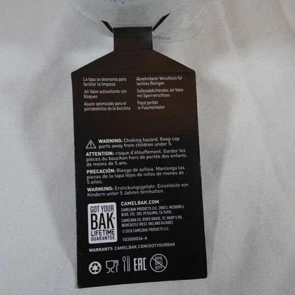 Camelbak Podium Black Speckle Water Bottle 21oz. - Picture 4 of 7